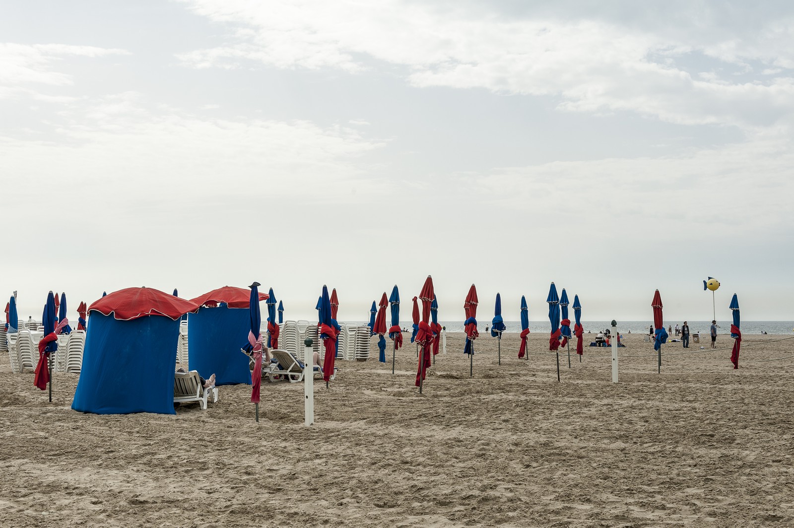 La plage de Deauviile